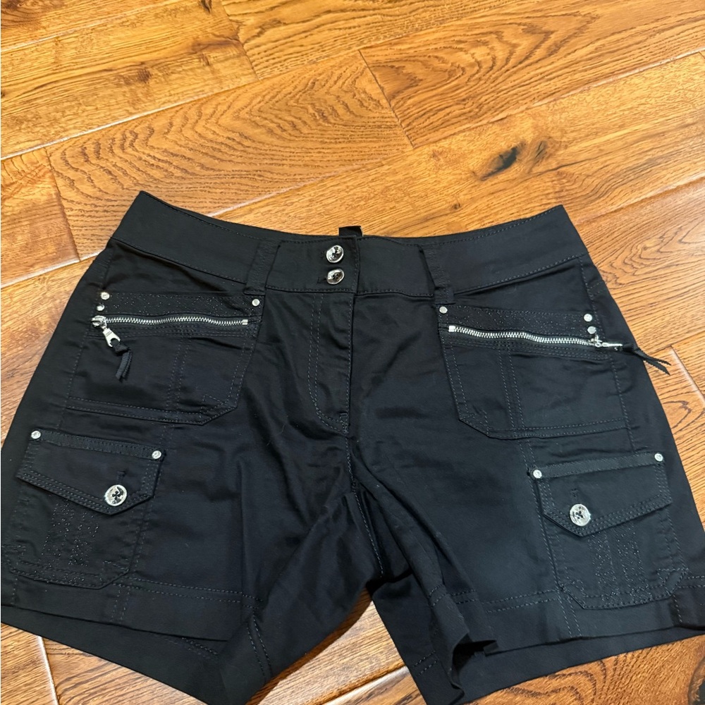 White House Black Market Women's Black Cargo Shorts